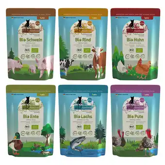 Zooplus catz finefood Bio Probeerpakket 6 x 85 g Kattenvoer - Mix I (6 varianten) aanbieding