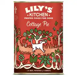 Zooplus 6x400g Lily's Kitchen Diner voor honden Rundvlees, aardappelen & wortelen nat hondenvoer aanbieding
