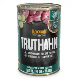 Zooplus 1 x 400 g Belcando Super Premium Kalkoen met rijst & courgette Hondenvoer aanbieding