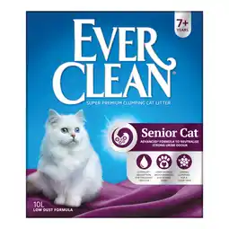 Zooplus Dubbelpak: 2x10l Ever Clean Senior klonterende kattenbakvulling aanbieding