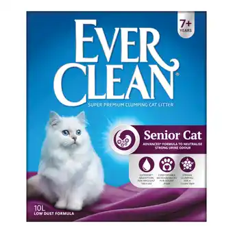 Zooplus Dubbelpak: 2x10l Ever Clean Senior klonterende kattenbakvulling aanbieding