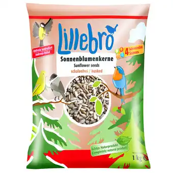 Zooplus 1kg Gepelde Zonnebloempitten Lillebro Tuinvogelvoer aanbieding