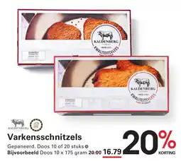 Sligro Varkensschnitzels aanbieding