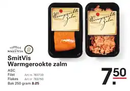 Sligro SmitVis Warmgerookte zalm aanbieding
