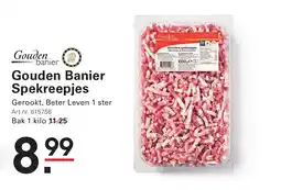 Sligro Gouden Banier Spekreepjes aanbieding