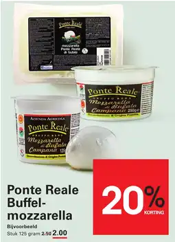 Sligro Ponte Reale Buffel mozzarella aanbieding