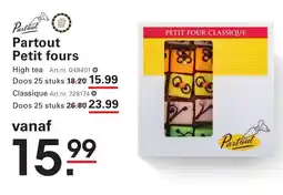 Sligro Partout Petit fours aanbieding