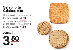 Sligro Select pita Griekse pita aanbieding