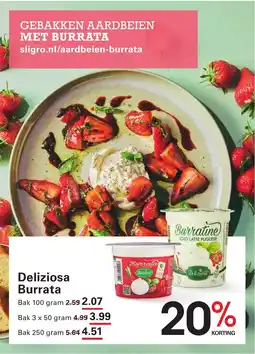 Sligro Deliziosa Burrata aanbieding