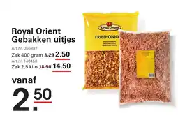 Sligro Royal Orient Gebakken uitjes aanbieding