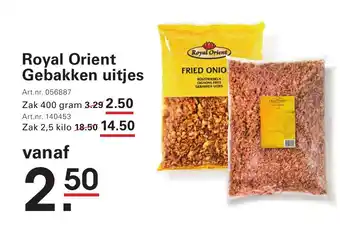 Sligro Royal Orient Gebakken uitjes aanbieding