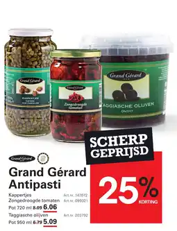 Sligro Grand Gérard Antipasti aanbieding