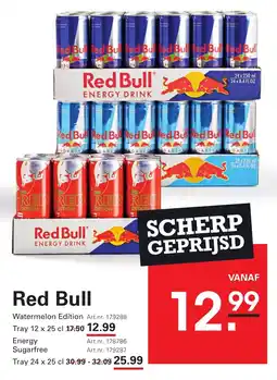 Sligro Red Bull aanbieding