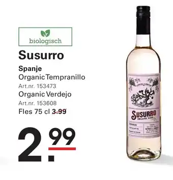 Sligro Susurro aanbieding