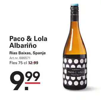 Sligro Paco & Lola Albariño aanbieding