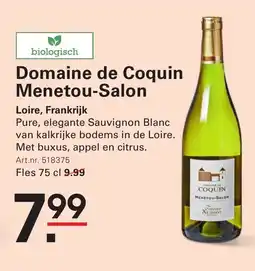 Sligro Domaine de Coquin Menetou-Salon aanbieding