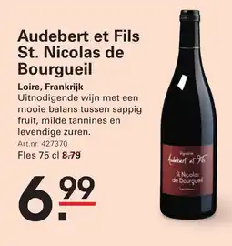 Sligro Audebert et Fils St. Nicolas de Bourgueil aanbieding