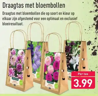 ALDI Draagtas met bloembollen aanbieding