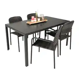 Van Cranenbroek Tafel Lancio 150x90 cm Antraciet Bois le Duc aanbieding