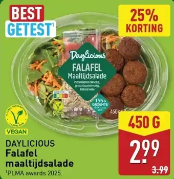 ALDI DAYLICIOUS Falafel maaltijdsalade aanbieding