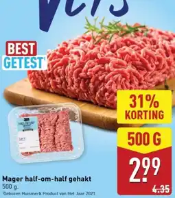 ALDI Mager half-om-half gehakt aanbieding
