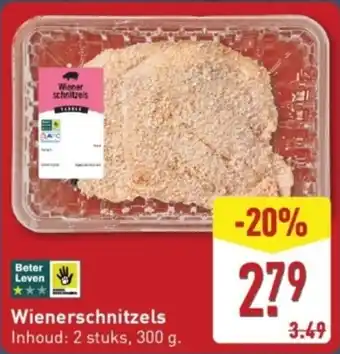 ALDI Wienerschnitzels aanbieding