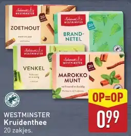 ALDI WESTMINSTER Kruidenthee aanbieding