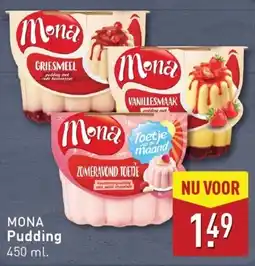 ALDI Mona Pudding aanbieding