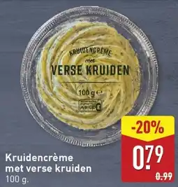 ALDI Kruidencrème met verse kruiden aanbieding