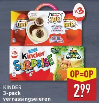 ALDI KINDER 3-pack verrassingseieren aanbieding