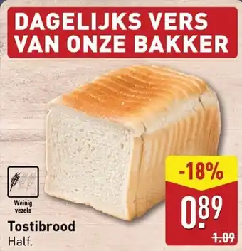 ALDI Tostibrood aanbieding