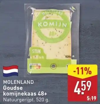 ALDI MOLENLAND Goudse komijnekaas 48+ aanbieding
