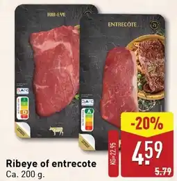 ALDI Ribeye of entrecote aanbieding