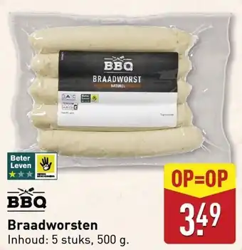 ALDI Braadworsten aanbieding