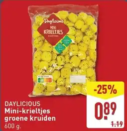 ALDI DAYLICIOUS Mini-krieltjes groene kruiden aanbieding