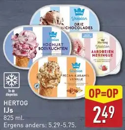 ALDI HERTOG IJs aanbieding
