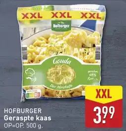 ALDI HOFBURGER Geraspte kaas aanbieding