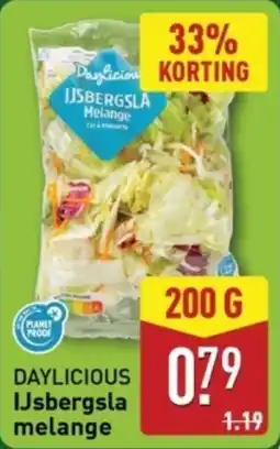 ALDI DAYLICIOUS IJsbergsla melange aanbieding
