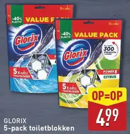 ALDI GLORIX 5-pack toiletblokken aanbieding