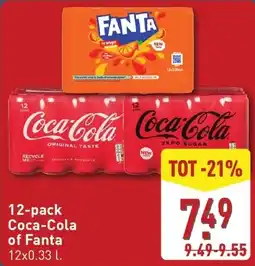 ALDI 12-pack Coca-Cola of Fanta aanbieding