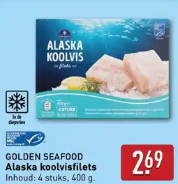 ALDI GOLDEN SEAFOOD Alaska koolvisfilets aanbieding