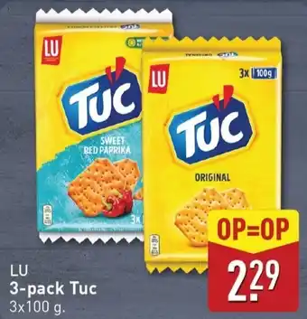 ALDI LU 3-pack Tuc aanbieding