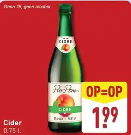 ALDI Cider aanbieding