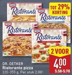 ALDI DR. OETKER Ristorante pizza aanbieding