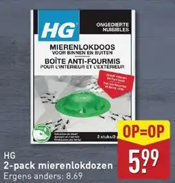 ALDI HG 2-pack mierenlokdozen aanbieding