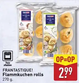 ALDI FRANTASTIQUE! Flammkuchen rolls aanbieding