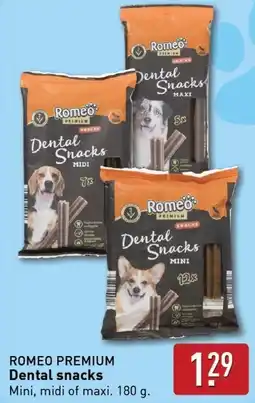 ALDI ROMEO PREMIUM Dental snacks aanbieding