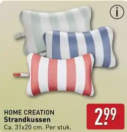 ALDI HOME CREATION Strandkussen aanbieding