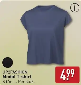 ALDI UP2FASHION Modal T-shirt aanbieding