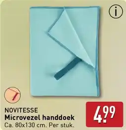 ALDI NOVITESSE Microvezel handdoek aanbieding